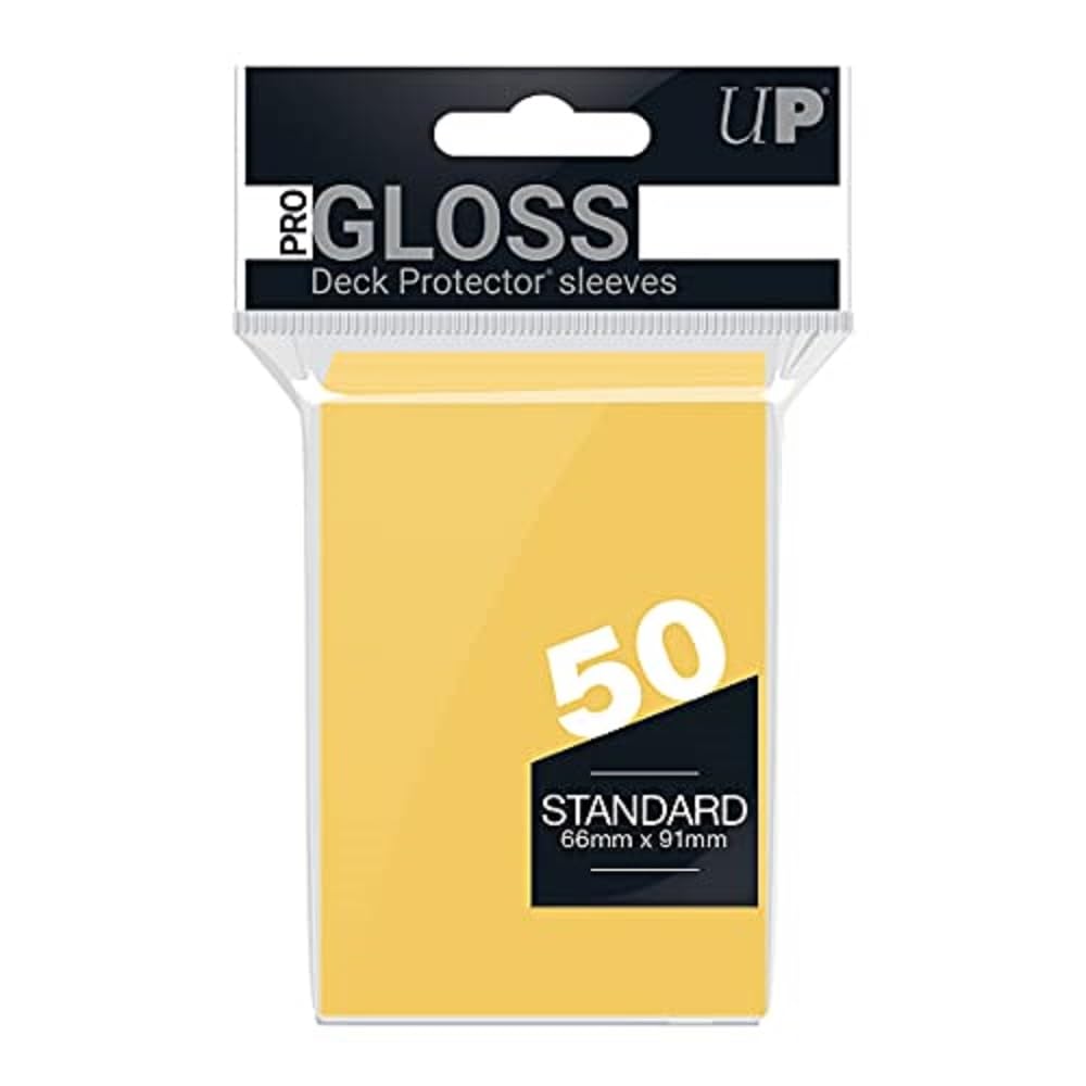 Ultra Pro SLEEVES 50 D12 Card Game (Yellow), 82675 — image 1