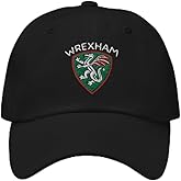 Wrexham AFC Minimalist Dragon Design Embroidered Dad Hat Soccer Football Cap