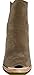 J. Adams Tess Western Bootie - Slip On V-Cut Out Metal Tipped Stacked Heel Boot
