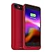 mophie juice pack wireless - Charge Force Wireless Power - Wireless Charging Protective Battery Pack Case for iPhone 8 Plus – Red