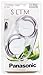 Panasonic RPHS46EW White Slim Headphones Clip Type Earphones RP-HS46
