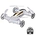 Syma X9S 2.4G 4CH 6-Axis RC Fly Car Nerf Quadcopter Mini Drone Air-Land Dual Headless Mode-White