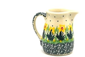 POLISH POTTERY GALLERY Polish Pottery Miniature Pitcher - Daffodil