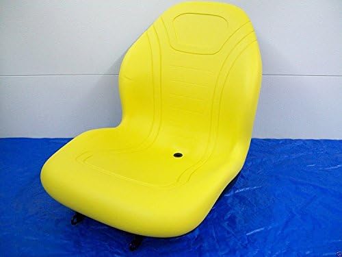 YELLOW HIGH BACK SEAT JOHN DEERE 670,770,790,870,970,990,1070,3005,TRACTOR #FT