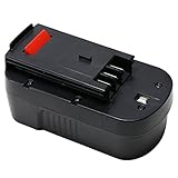 HPB18-OPE 18V 2.0Ah Ni-CD Replacement Battery for Black and Decker HPB18 FSB18 Cordless Power Tools 244760-00 A1718 A18FS18FL Firestorm Black & Decker 18-Volt Battery by REEXBON