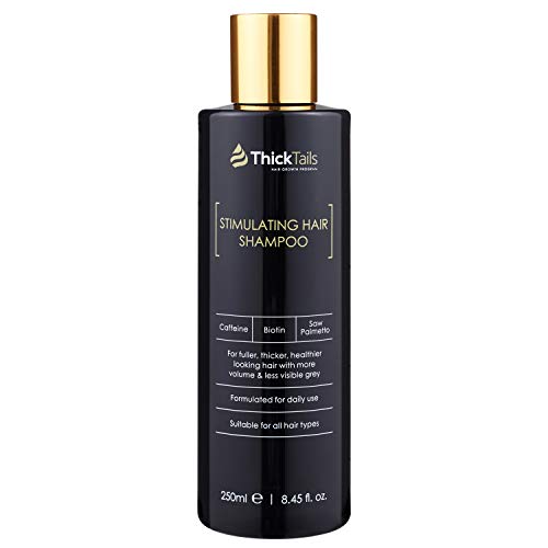 ThickTails DHT Blocker Hair Shampoo – Anti Hair Loss Thickening Hair Growth Shampoo Treatment For Women Facing Thinning Hair Breakage Due To Menopause, Stress, Postpartum Recovery. Biotin, Caffeine