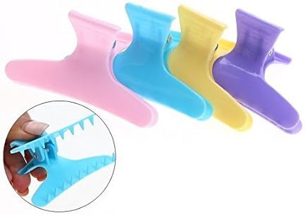 Cosmix Stores Butterfly Clips Color may vary ( Pack of 12 )