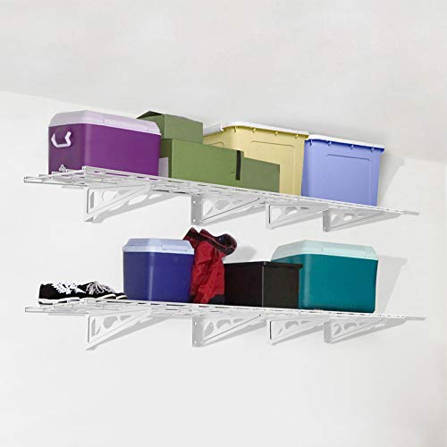 FLEXIMOUNTS 12inchby72inch Wall Shelf Garage Storage Rack Wall