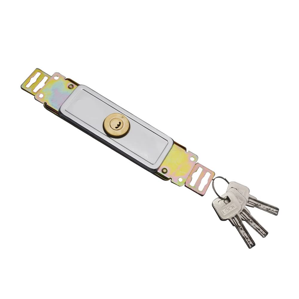 Roller Shutter Door Lock Metal Rolling Gate Door Lock for Warehouse Garage(Type C)