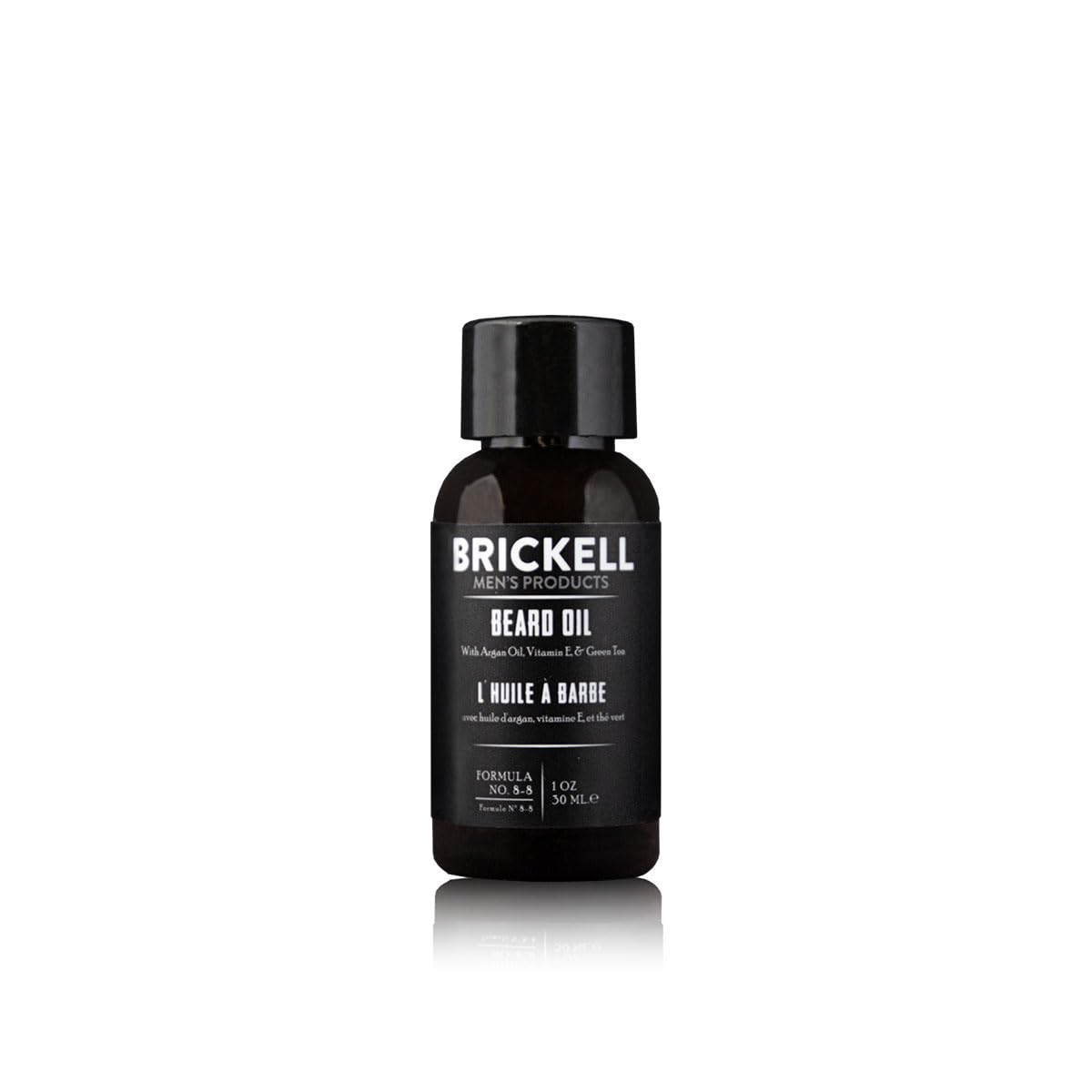 Brickell Men's Beard Oil for Men, Natural and Organic Argan and Jojoba Oil to Strengthen and Soften Hair, 30 ml, Scented