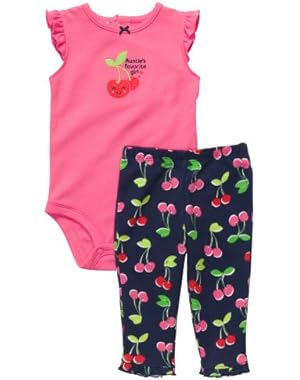 Auntie's Favorite Girl 2-piece Bodysuit Pant Set (NB-24M)