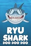 Ryu - Shark Doo Doo Doo: Blank Ruled Name
