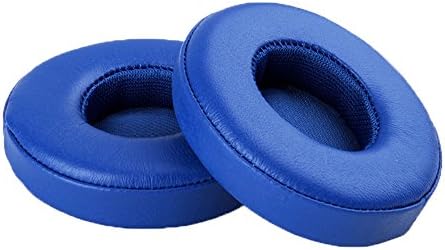Poonkuos Headphones Ear Cushion Earmuffs for Beats Solo 2/3 Bluetooth Wireless Headphones - Replacement Earpads Ear Cushion Earmuffs Accessory Type 2 Color Blue