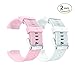 aczer-Y Compatible Replacement Band for Garmin Forerunner 35 Accessories Watchbands, 10 Color Replacement Watch Band with Stainless Buckle and Rubber Strap