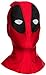 Marvel Men's Deadpool Adult Overhead Fabric Mask, Multi, One Size