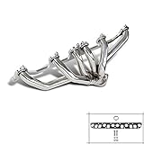 Spec-D Tuning HH2-CHKE91V6-DK Jeep Wrangler Grand Cherokee 4.0L L6 Stainless Steel Exhuast Manifold Header