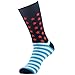 Mens Fashion Socks,SUTTOS Men's Womens Soft Cotton Funky Fashion Pattern Long Tube Crew Dress Socks,4 Pairs