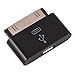 30 pin Dock Connector to Micro USB Adapter For ipod ipad 2 iPhone 4 4S 3GS Black