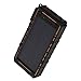 JETSUN Solar Charger 16750mAh Portable Solar Power Bank with Waterproof Solar Panel and Flashlight for iPhone, iPad, Android and More-Orange