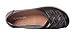UJoowalk Women's Leather Cowhide Flat Casual Slip on Driving Loafer Shoes (8 B(M) US, Black)