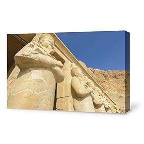 Canvas Wall Art for Living Room,Bedroom Home Artwork Paintings Pyramids of Egypt Ready to Hang - 12x18 inches