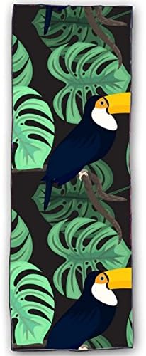 yyoungsell Monstera Tropic Plant Hot Yoga Towel Non Slip Super Absorbant Yoga Mat For Men Women
