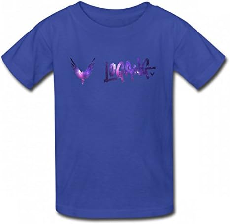 DMDSLH Logan Fashion Paul Starry Sky Parrot Logang Fashion Tshirt Printed Cotton T-Shirts Tops Logo Original Boy Girl Tee Royal Blue