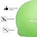 Trideer Ball Chair – Exercise Stability Yoga Ball with Base for Home and Office Desk, Ball Seat, Flexible Seating with Ring & Pump, Improves Balance, Back Pain, Core Strength & Posture（Ball with Ring