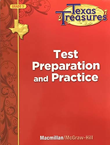Texas Treasures Test Preparation and Practice (... 0022061789 Book Cover