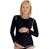Mermaid-Maternity-Womens-Maternity-Long-Sleeve-Rash-Guard-Swim-Shirt