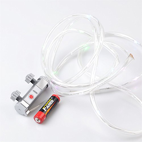 Ecosin Hot Wheel 20 LED Bike Bicycle Cycling Rim Lights LED Wheel Spoke Light String Strip Lamp (F) - Thumbnail 4
