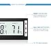 Indoor Digital Hygrometer Thermometer, Humidity Monitor with Temperature Gauge Humidity Meter, Big LCD Screen Multifunctional Hygrometer for Kids Home, Car, Office, Etc. (Mini)