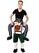 Black beauty 2016 Carry Me Beer Guy Ride Mascot Fancy Dress Mascot Costume Christmas