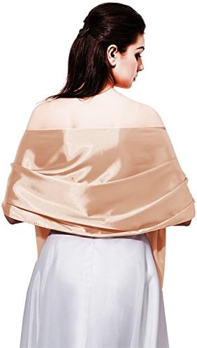 Meet Edge Satin Shawl Wrap For Wedding Formal Party
