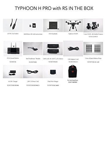 Yuneec-Typhoon-H-Pro-4k-Intel-RealSense-Collision-Avoidance-Hexacopter-GCO3-4K-Camera-Kit-Wizard-Wand-Bag-Battery-Polaroid-32GB-and-Accessory-Bundle