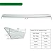 Hykolity 4ft 40W LED Garage Shop Light Wraparound Flushmount Commercial Office Ceiling Lamp 2800 Lumens 5000K Daylight White 64w Fluorescent Equivalent