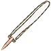 Lucky Shot 50 Caliber Sniper Necklace |Woodland CAMO | Projectile Bullet Round w/Paracord Rope from