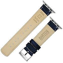 BARTON WATCH BANDS - Blue & Stainless Hardware