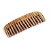 Breezelike Sandalwood Beard Comb - Wide Tooth Pocket Comb - No Static Natural Aroma Wooden Grooming Comb for Men