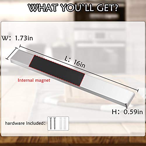 16 Inch Knife Strip, Powerful Stainless Steel Knife