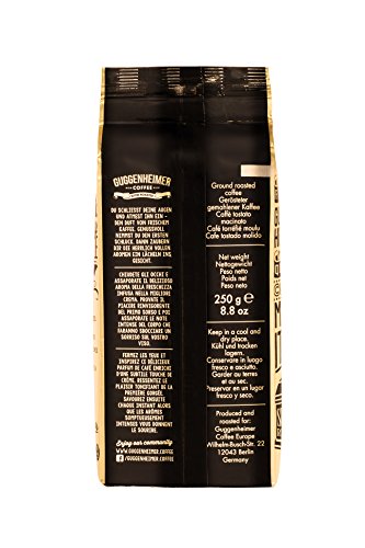 GUGGENHEIMER COFFEE - Kaffee gemahlen 20x250g - Extra langsam geröstet - wenig Säure und Bitterstoffe - Barista-Qualität… – Bild 4