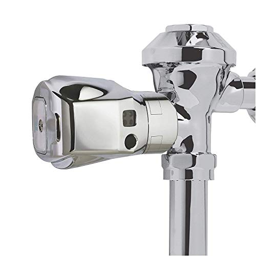 Rubbermaid Commercial Metal Auto Flush Clamp Polished Chrome Toilet