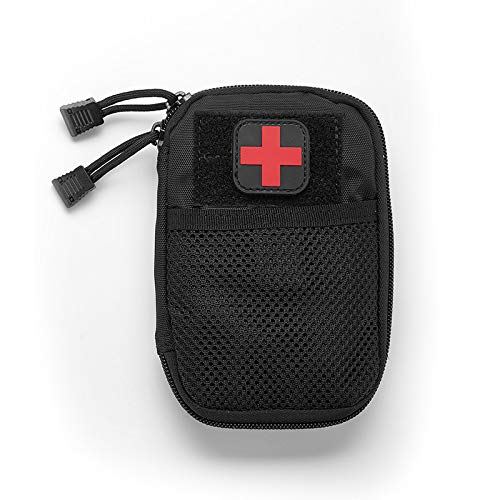 Tactical MOLLE EMT Pouch Medical Utility Bag 900D Nylon with First Aid Patch and Shear