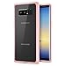 Note 8 Case, Trianium Clarium Series For Samsung Galaxy Note8 Case Clear Hybrid Cover [Scratch Resistant] Ergonomic Cushion Shock-Absorbing TPU Bumper + PC Hard Back Panel - Pink/Clear