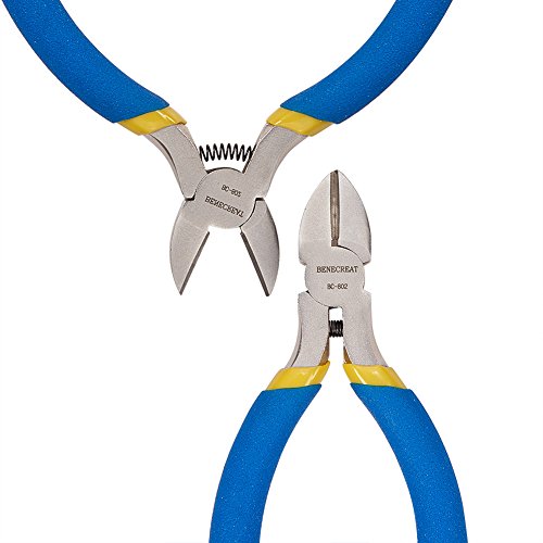 BENECREAT BC-802 4.6-INCH Seite Schneiden Zange Schmuck Zange Schmuckzange, Edelstahl-Seitenschneider, mitternachtsblau – Bild 7