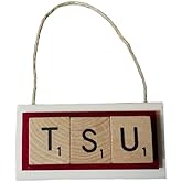 TSU Christmas Ornament Letters Tiles