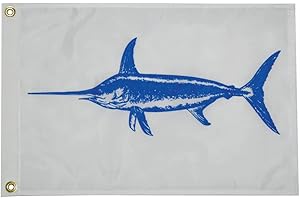 TAYLORMADE Taylor Made Products, Fisherman's Catch Flag, Fish Pennant, Nylon, 12 inch x 18 inch