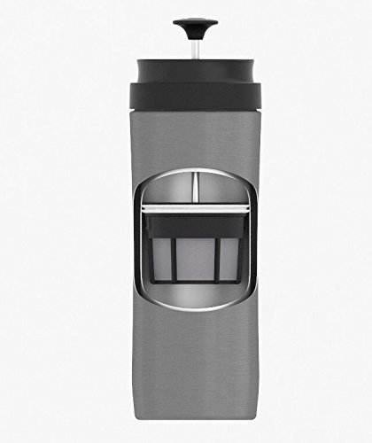 Espro Travel Coffee Press, Stainless Steel, 12 oz (Yellow) - Thumbnail 3