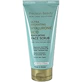 Precision Beauty Hyaluronic Acid Face Scrub, Ultra Hydrating, Exfoliating, 5.75 oz