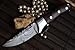 Perkin Knives - Handmade Damascus Hunting Knife - Beautiful Camping Knife - Full Tang